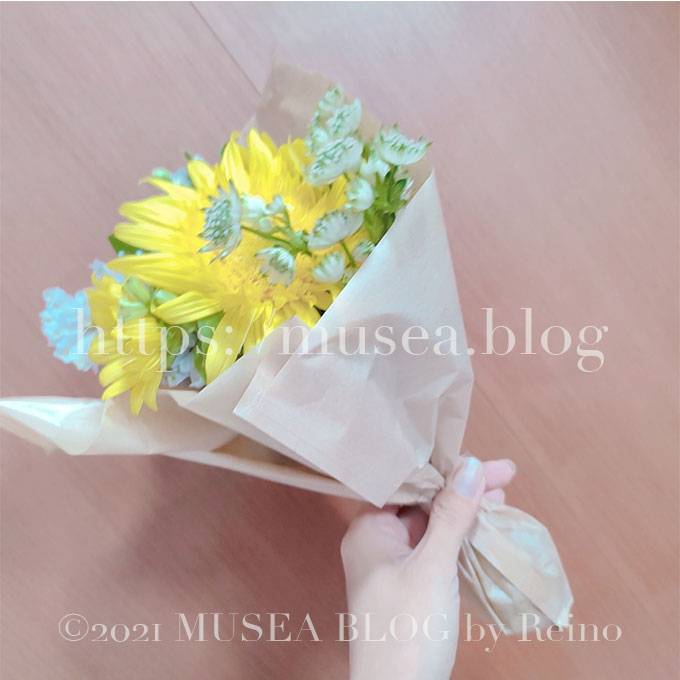写真多数！お花の定期便HitoHana（ひとはな）の口コミブログ【ブルー8月2日週】