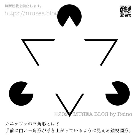 カニッツァの三角形（Kanizsa triangle）